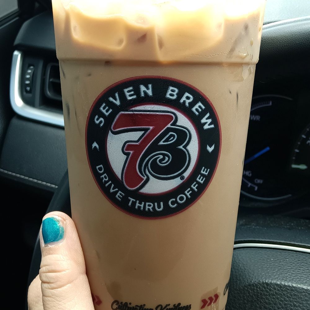 7 Brew Coffee - Free white chocolate mocha! It was a nice surprise after they put in my phone number and got it after purchasing 8 drinks before hand :D - Coffee & Tea Near Me - Lake Worth, Florida 7 Brew Coffee - Free white chocolate mocha! It was a nice surprise after they put in my phone number and got it after purchasing 8 drinks before hand :D - Coffee & Tea Near Me - Lake Worth, Florida