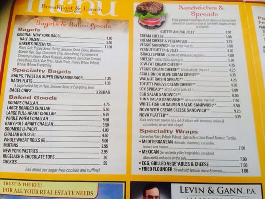 Menu photo 4 Goldberg's New York Bagels Baltimore, MD Menu photo 4 Goldberg's New York Bagels Baltimore, MD