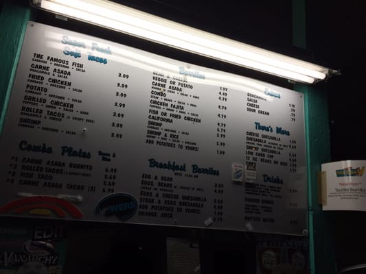 Menu photo 5 Pedro's Tacos San Clemente, CA