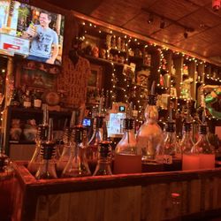 Well stocked mixers, nearly all of them housemade.