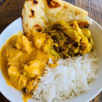 Rocky Mart - Butter chicken & Aloo Gobi. The chicken was very tender and nicely spiced. I would order this again :) - Gas Stations Near Me - Yakima, Washington