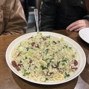 Dinesty Dumpling House - Friend rice with Chinese sausage yummy - Chinese Near Me - Vancouver, British Columbia