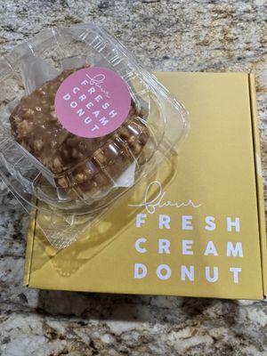 Flour Fresh Cream Donut by null