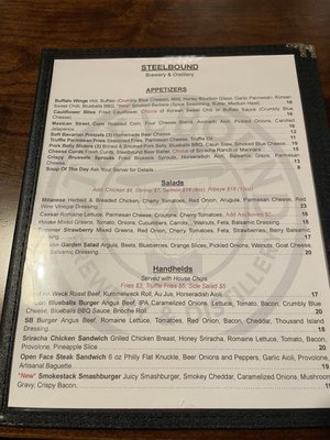 Menu photo 1 Steelbound Williamsville, NY Menu photo 1 Steelbound Williamsville, NY