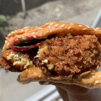 Gott's Roadside - Chicken Schnitzel sandwich!!! Soooo yummy with a ton of flavors happening  That breading is on point - Salad Near Me - Walnut Creek, California