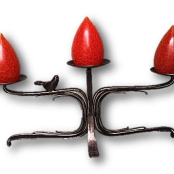 ArtQuest Gallery - A blacksmith artist Lisa Elias creates elegant and functional candle holders and other metal utensils and fixtures. - Art Galleries Near Me - Hinsdale, Illinois
