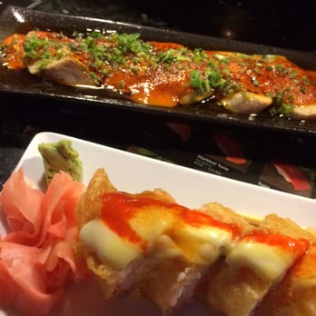 Sushimono - Spicy crispy roll. And the wonderfully delicious bar b q albacore tuna. Yumm!! Try that BBQ alb.tuna, really good and affordable - Japanese Near Me - Fair Oaks, California Sushimono - Spicy crispy roll. And the wonderfully delicious bar b q albacore tuna. Yumm!! Try that BBQ alb.tuna, really good and affordable - Japanese Near Me - Fair Oaks, California