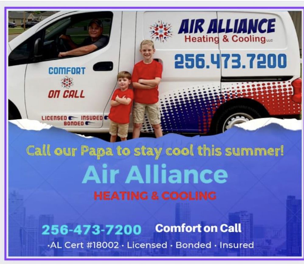 AIR ALLIANCE HEATING & COOLING 21 Photos Alexandria, AL Yelp
