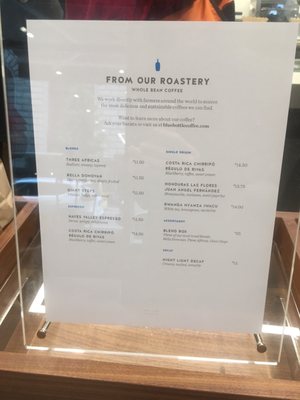 Menu photo 2 Blue Bottle Coffee - Amsterdam Ave New York, NY Menu photo 2 Blue Bottle Coffee - Amsterdam Ave New York, NY