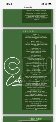 Menu photo 4 CRU Lounge - Edgewood Atlanta, GA