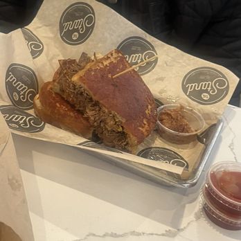 The Stand - American Classics Redefined - Brisket grilled cheese - Burgers Near Me - Long Beach, California The Stand - American Classics Redefined - Brisket grilled cheese - Burgers Near Me - Long Beach, California