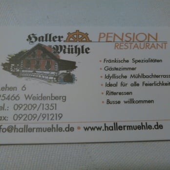 Hallermühle - International Near Me - Weidenberg, BY