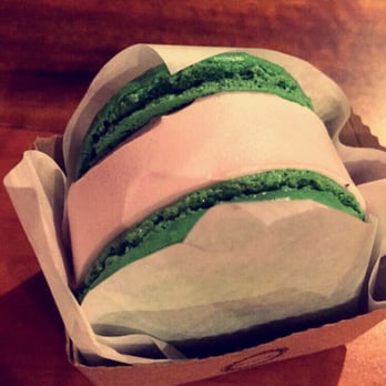 Boiling Point - Pistachio strawberry macron sandwich. - Hot Pot Near Me - Fremont, California