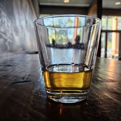 Glass Half Full Taproom - Yellowstone with splash of water