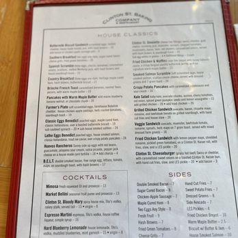 Clinton St. Baking - Menu - Bakeries Near Me - New York, New York Clinton St. Baking - Menu - Bakeries Near Me - New York, New York