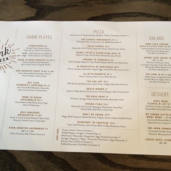 Spark Pizza - Menu - Pizza Near Me - Redmond, Washington Spark Pizza - Menu - Pizza Near Me - Redmond, Washington