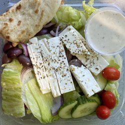 Hap's - Greek Salad- That FETA- The PITA- SO GOOD & Fresh
