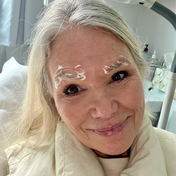Browdefy - Start with a bit of numbing cream. - Permanent Makeup Near Me - Redondo Beach, California