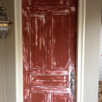 EC Quality Painting - Front Door - Sanded - Painters Near Me