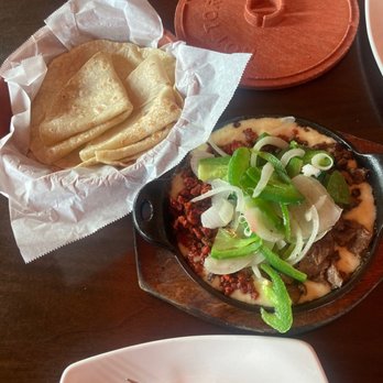 Los Compadres - Queso Fundido con Chorizo - Mexican Near Me - Norwalk, California Los Compadres - Queso Fundido con Chorizo - Mexican Near Me - Norwalk, California
