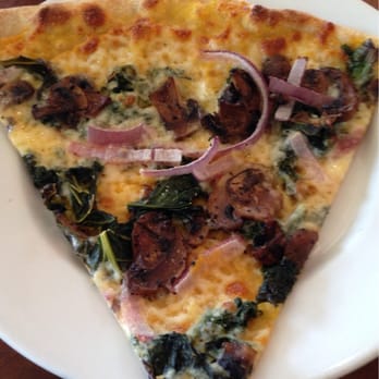 Bread Euphoria - mushroom and kale special slice.YUMMMM!!! - Bakeries Near Me - Haydenville, Massachusetts
