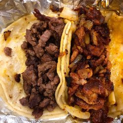 Taco Truck - Asada and Al Pastor. Packed with meat for $1.50 each!