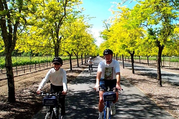 Explore the Vineyards on Two Wheels with Getaway Adventures - Embark on an unforgettable journey through the scenic vineyards of Sonoma and Napa Valley with our signature bike tours. At Getaway Adventures, we specialize in offering unique, guided bike tours that blend the thrill of cycling with the elegance of wine tasting. Our expert guides lead you through picturesque landscapes, stopping at renowned wineries where you can savor world-class wines and learn about the rich history and winemaking traditions of the region. Whether you're a seasoned cyclist or a casual rider, our tours are designed to accommodate all skill levels, ensuring a relaxed and enjoyable experience for everyone. Join us for a day of adventure, relaxation, and indulgence in the heart of California's wine country. Explore the Vineyards on Two Wheels with Getaway Adventures - Embark on an unforgettable journey through the scenic vineyards of Sonoma and Napa Valley with our signature bike tours. At Getaway Adventures, we specialize in offering unique, guided bike tours that blend the thrill of cycling with the elegance of wine tasting. Our expert guides lead you through picturesque landscapes, stopping at renowned wineries where you can savor world-class wines and learn about the rich history and winemaking traditions of the region. Whether you're a seasoned cyclist or a casual rider, our tours are designed to accommodate all skill levels, ensuring a relaxed and enjoyable experience for everyone. Join us for a day of adventure, relaxation, and indulgence in the heart of California's wine country.