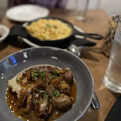 Firecracker steak and baked Mac and cheese