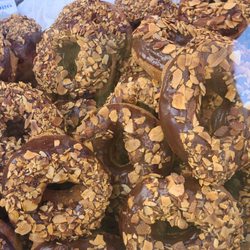 Thyme Machine - Chocolate almond donuts