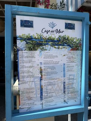 Menu photo 1 Cafe del Mar Miami Beach, FL Menu photo 1 Cafe del Mar Miami Beach, FL