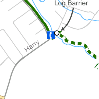 Calero Creek Trail - This is where I got lost.. What the Hecks a "Log Barrier"?? - Hiking Near Me - San Jose, California