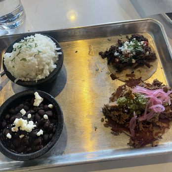 Uno Más - Spokane - Carne asada & carnitas taco with rice & beans - Mexican Near Me - Spokane, Washington