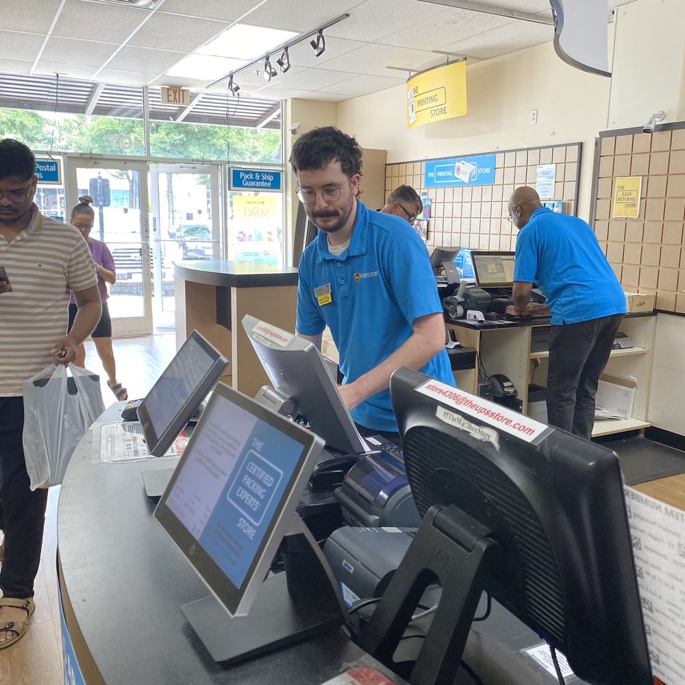 The UPS Store - Staff at work - Printing Services Near Me - Burleson, Texas The UPS Store - Staff at work - Printing Services Near Me - Burleson, Texas