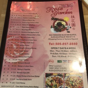 Rose Garden - Fast Food Near Me - Albuquerque, New Mexico