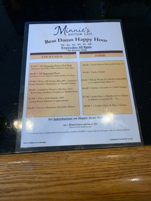 Menu photo 4 Minnie's Detroit Detroit, MI