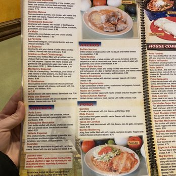 Monterrey Mexican Restaurant - Menu - Mexican Near Me - Newport, Tennessee