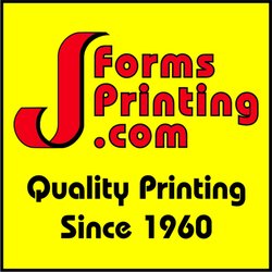 Oxnard Printing - Logo for JFORMSPRINTING.COM quality printing for reasonable pricing since 1960.