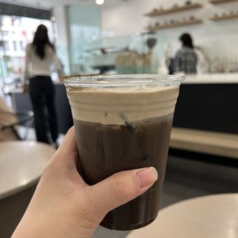 DAMO - Hojicha einspanner - Coffee & Tea Near Me - Los Angeles, California