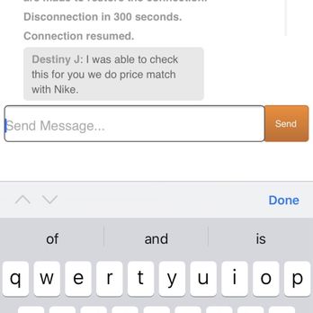 DICK'S Sporting Goods - Proof, this is dicks sporting customer service chat - Outdoor Gear Near Me - Daly City, California