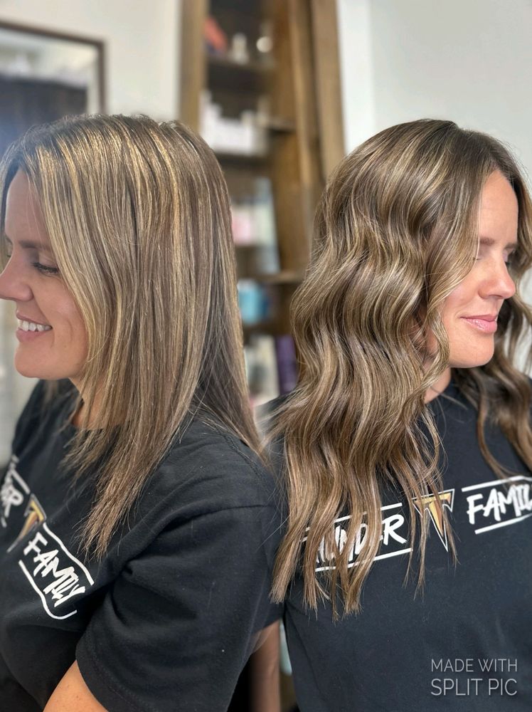 Gather & Grow Hair Logo