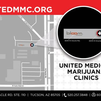 United MMC - Just a few steps down from Bloom Tucson, same building in fact. - Cannabis Clinics Near Me - Tucson, Arizona United MMC - Just a few steps down from Bloom Tucson, same building in fact. - Cannabis Clinics Near Me - Tucson, Arizona