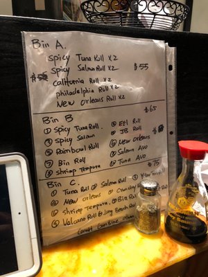 Menu photo 1 Mr Bin Sushi & Grill Cranford, NJ Menu photo 1 Mr Bin Sushi & Grill Cranford, NJ