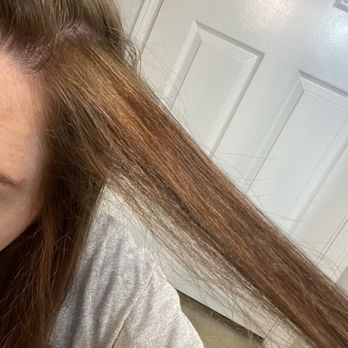 QT Salon - Color I received . Poor bleach job - lifted roots, red hair - Hair Salons Near Me - Westminster, California QT Salon - Color I received . Poor bleach job - lifted roots, red hair - Hair Salons Near Me - Westminster, California