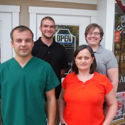 Pro's Choice Massage Support Services - Pro's Choice Staff:  From left to right: Nerijus, Dave, Brandi and Angela