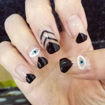Expose Nail Salon - My birthday nails by Mary. I kept asking for more changes and she was very patient and listened to me. - Nail Salons Near Me - Sterling, Virginia