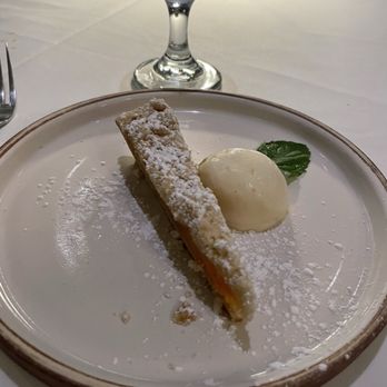 Marino Restaurant - Peach streusel with vanilla ice cream - Italian Near Me - Los Angeles, California Marino Restaurant - Peach streusel with vanilla ice cream - Italian Near Me - Los Angeles, California