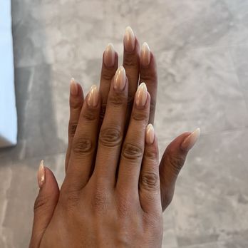 Tuscan Villa Nails and Spa - Dip mani. Funny bunny and nude ombré with chrome on top - Nail Salons Near Me - Pearland, Texas Tuscan Villa Nails and Spa - Dip mani. Funny bunny and nude ombré with chrome on top - Nail Salons Near Me - Pearland, Texas