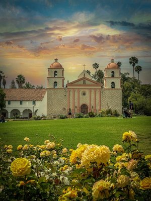 Old Mission Santa Barbara by null
