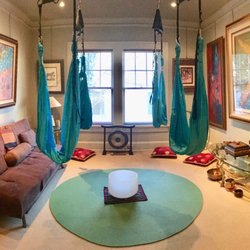 Krista Harris , LMT - Suspended Sound Meditation, Yoga & Massage Room.