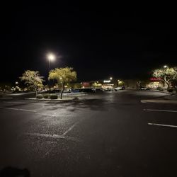 Target - Target parking lot at night